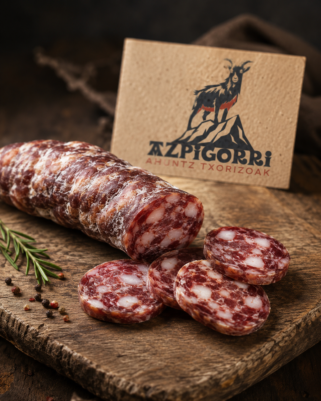 Salchichón de cabra Azpigorri
